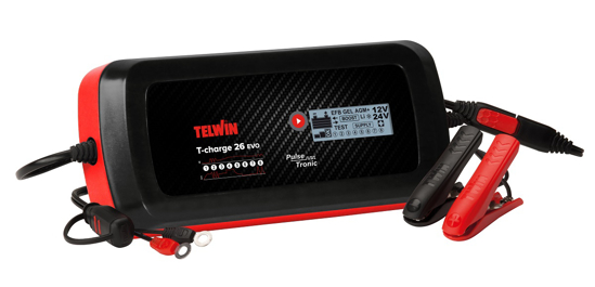 Obrázek z Microprocesorová nabíječka autobaterií T-Charge 26 EVO Telwin 