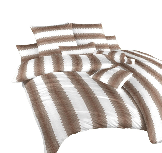 Obrázek z Povlečení bavlna Had hnědý 220x200 cm povlak 