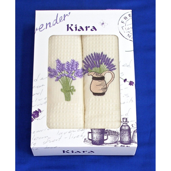 Obrázek z Dárková sada utěrek Kiara Lavender 50x70 cm 2 ks 