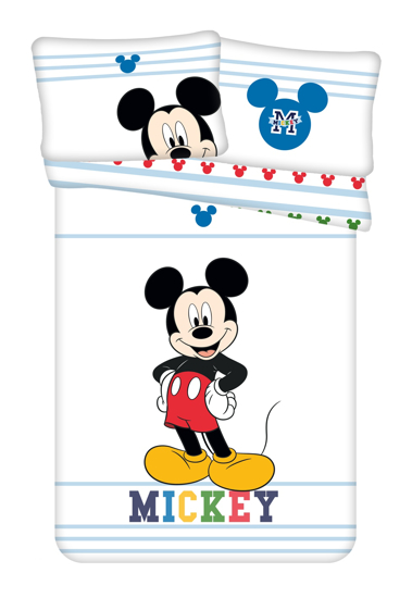 Obrázek z Disney povlečení do postýlky Mickey "Colors" baby 100x135, 40x60 cm 