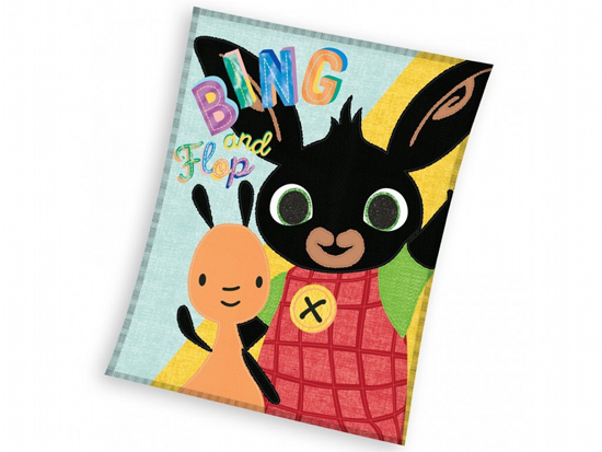 Obrázek z Dětská fleecová deka Zajíček Bing a Flop 110x140 cm 