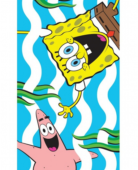 Obrázek z Dětský ručník Sponge Bob Zábava v moři 30x50 cm 