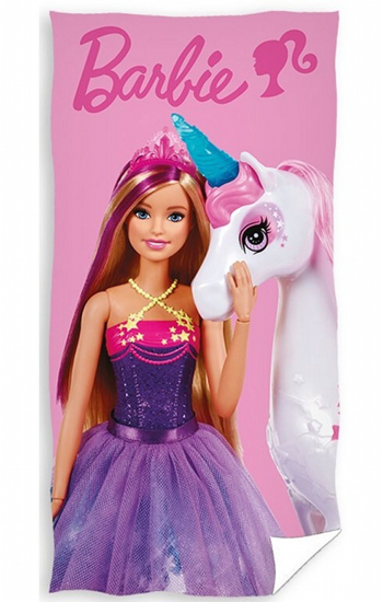 Obrázek z Osuška Barbie a kouzelný jednorožec 70x140 cm 