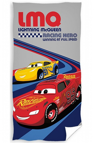 Obrázek z Osuška Cars 3 Blesk McQueen Racing Hero 70x140 cm 