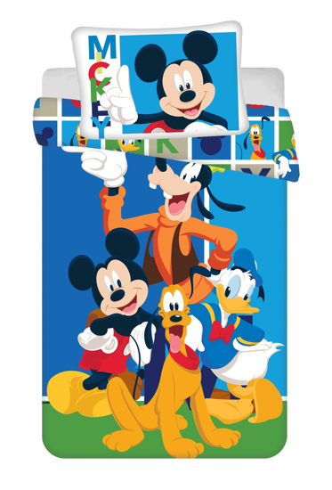 Obrázek z Disney povlečení do postýlky Mickey and Friends baby 100x135, 40x60 cm 