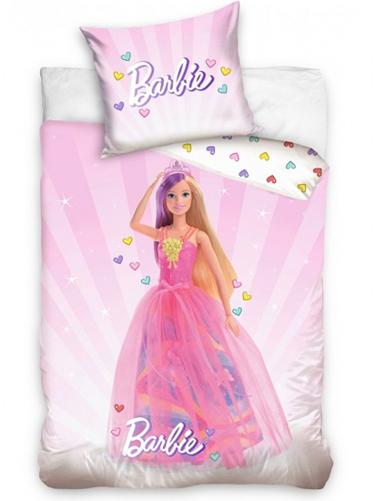 Obrázek z Povlečení Barbie Růžový svět 140x200, 70x90 cm 