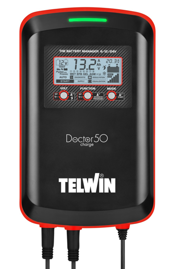 Obrázek z Microprocesorová nabíječka Doctor Charge 55 Connect Telwin 