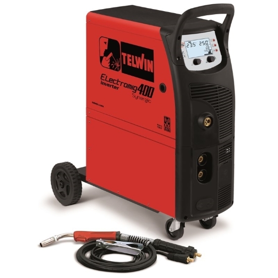 Obrázek Svářečka CO2 - Svářecí invertor CO2 (MIG-MAG) ELECTROMIG 400 B Synergic Telwin